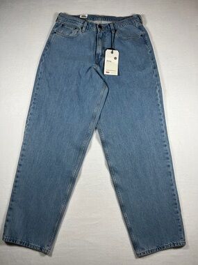 NWT Levis Skateboarding Super Baggy Strong Denim Medium Wash Men Size 32x34